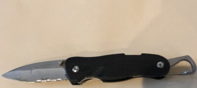 Leatherman Crater C33X Combo Edge Pocket Knife! Black!