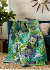 Lotus Quilt Pattern Pieced/Free Form Applique CP