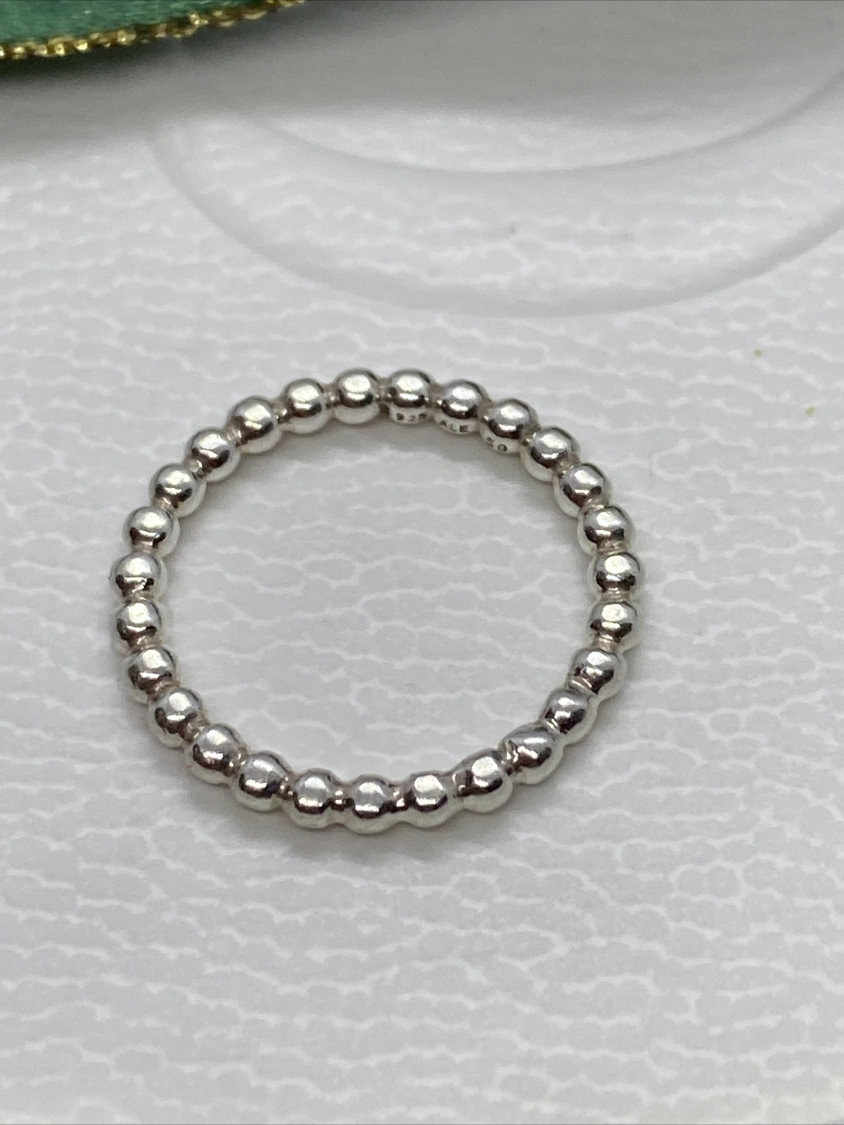 Pandora Small Bubble Stack Ring Size 50 Genuine 1… - image 5