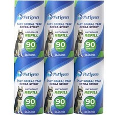 PetLovers Lint Roller Refills - 540 Sheets, Extra Sticky Sheets for Pet