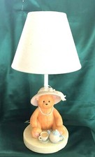 SMALL ACCENT TABLE LAMP - LITTLE GIRL'S - TEDDY BEAR