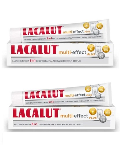 Lacalut Multi Effect Plus toothpaste 75 ml x 2 pcs