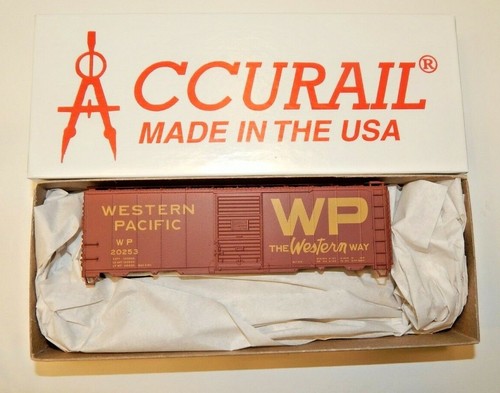 Accurail HO #35169 Western Pacific 40' acero AAR Boxcar #20253 kit NUEVO | Zustand: New