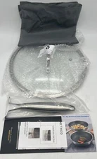 LOLYKITCH 6QT Tri-Ply Stainless Steel Non-Stick Saute Pan 12" with Lid