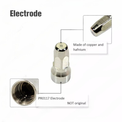20 Elettrodi Per Taglierina Plasma Trafimet S75 - Punte PD0114-10 1,0 Mm - PR0117