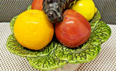 BELLE ANCIENNE COUPE SUR PIED BARBOTINE, Gâteaux ,Fruits TBE EUR 49,00