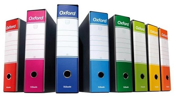 RACCOGLITORE ARCHIVIO ESSELTE OXFORD REGISTRATORE 8CM PROTOCOLLO COLORE A SCELTA