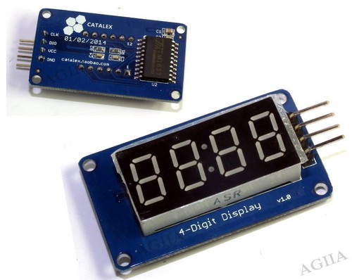 Module d'affichage LED tube numérique 4 bits avec affichage horloge pour Arduino - UK