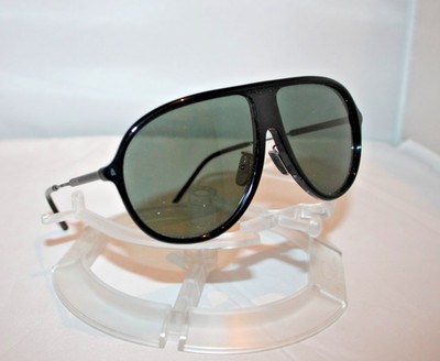 Original Moncler ME6009 Glyde Sonnenbrille schwarz glänzend neu in OVP UVP. 302£