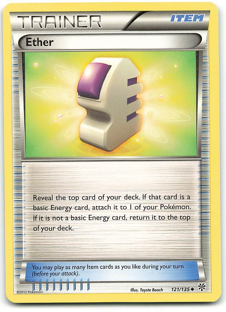 Ether 121/135 Uncommon Plasma Storm Pokemon