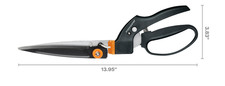 Fiskars 5 in. Steel Rotating Blades Loop-Handled Grass Shears