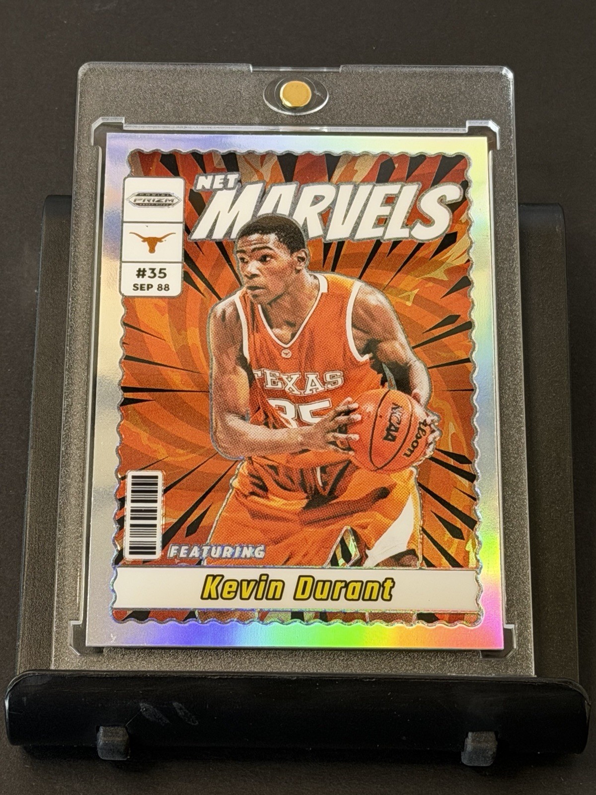 2024 Panini Prizm Draft Picks Net Marvels Kevin Durant #15 Texas Longhorns