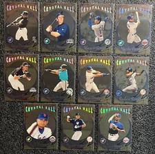 1995 Stadium Club Baseball (PARTIAL SET) LOT of Crystal Ball 11 Cards JETER-