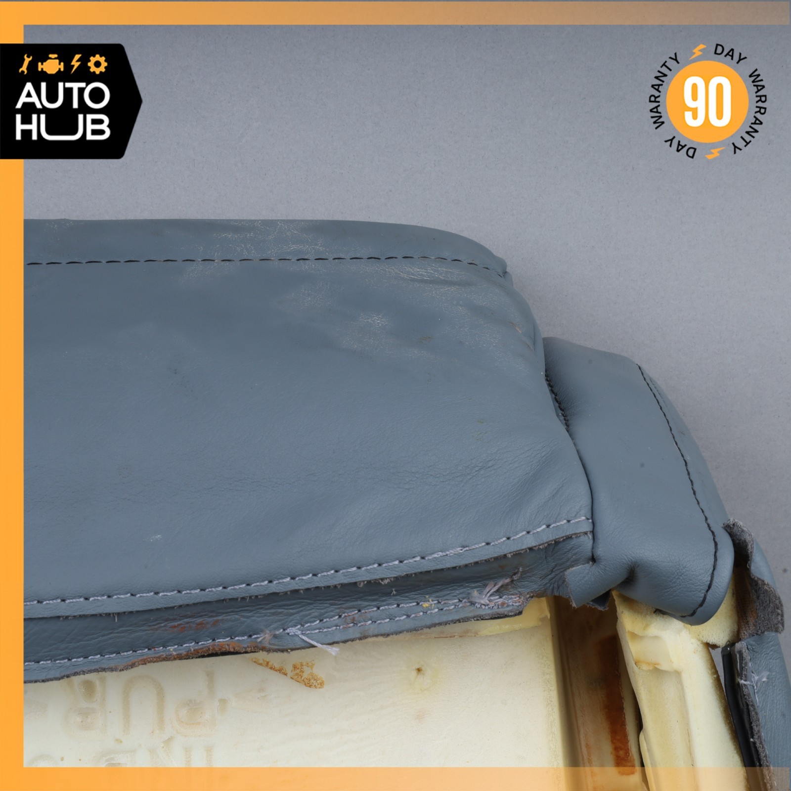 05-06 Aston Martin DB9 Front Right Side Bottom Lower Seat Cushion Blue OEM 34k