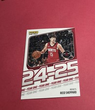 Reed Sheppard Rookie 2024-25 Panini Instant 1/613 “Year One” Rockets #YO-3