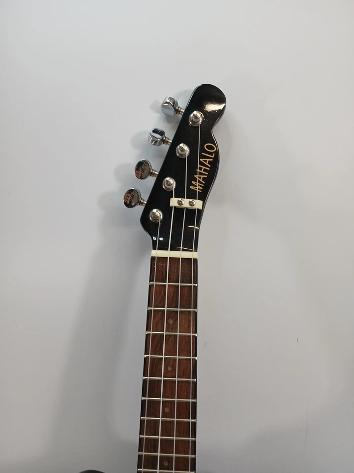 Mahalo UTL1E/3TS Soprano Ukulele Telecaster Sunburst Soft Case VGC - Image 4 of 4