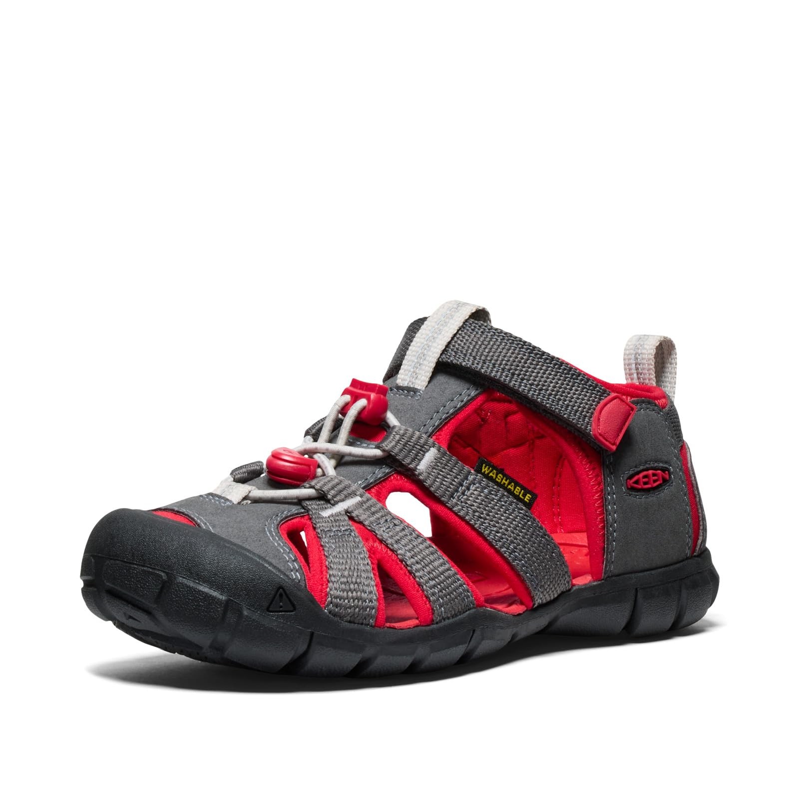 KEEN SEACAMP II CNX Sandali Unisex Bambini e ragazzi Grigio Magnet Red Carpe