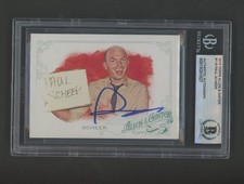 Paul Scheer Autographed 2015 Topps Allen & Ginter Card #119 Beckett Encased