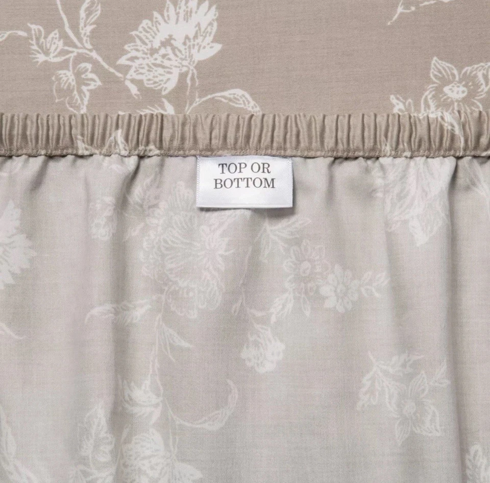 Juego de sábanas de rendimiento Queen 400 hilos umbral caqui Foto 4 de 4