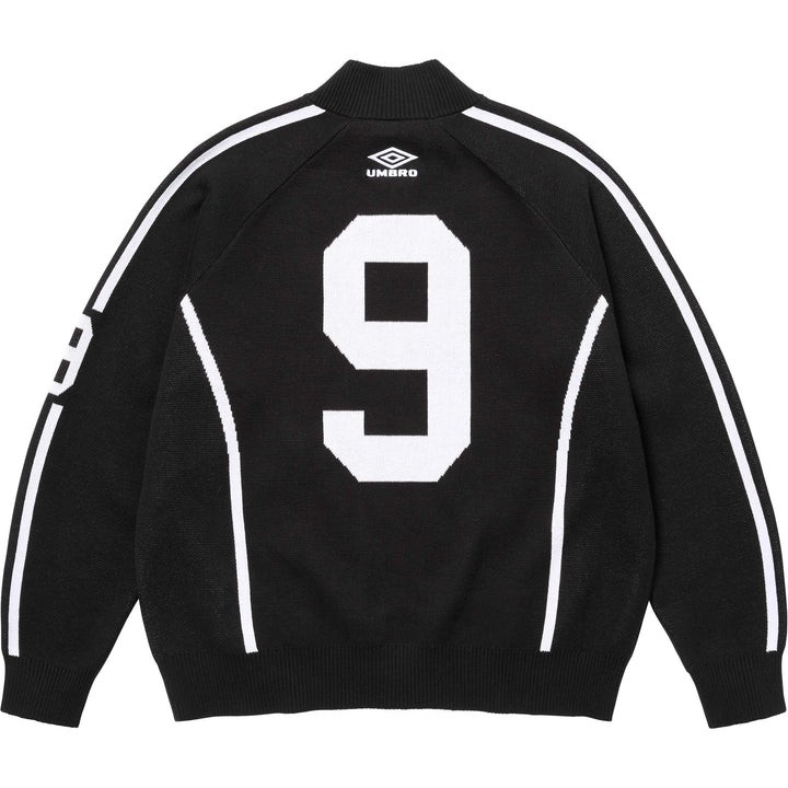 【Supreme】Umbro® Zip Up Sweater Black L Size L - Supreme Umbro Zip Up Sweater Jacket Black IN HAND
