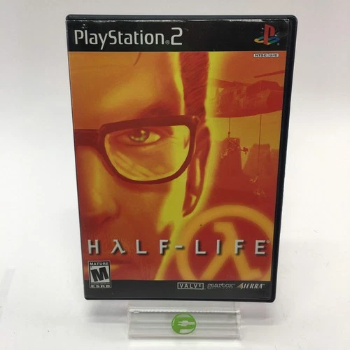 Half-Life (Sony PlayStation 2 PS2, 2001) Complete in Box w Registration Card CIB