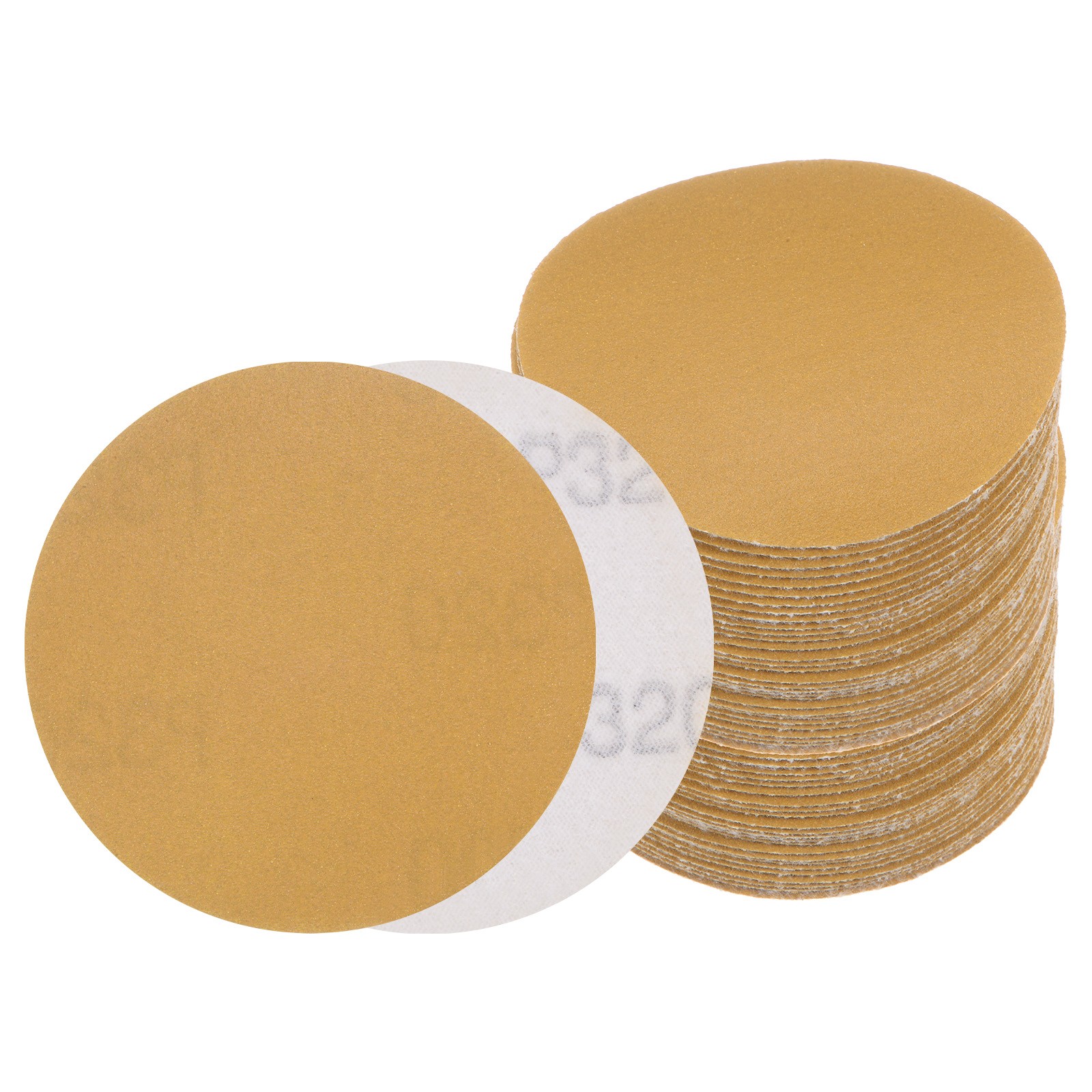50pcs No Hole Sanding Discs 3 Inch 320 Grit Sanding Pads for Orbital Sander