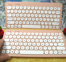 Pair of ONN COMPACT USB/ WIRELESS KEYBOARDS Uses 2-AAA, 2 USB Dongles, TESTED 