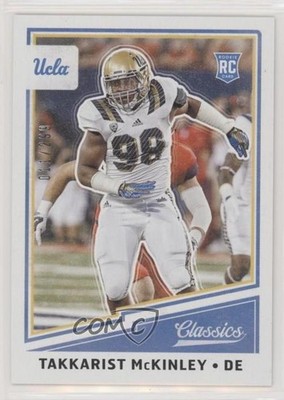 2017 Panini Classics Rookies Red Back /299 Takkarist McKinley #286 Rookie RC 7l6