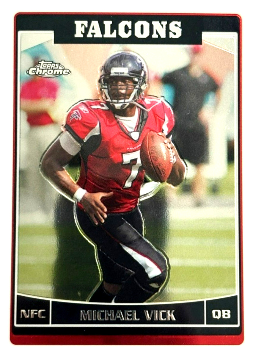 2006 Topps Chrome #28 Michael Vick Atlanta Falcons