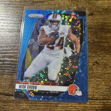 2024 Panini Prizm - Nick Chubb #65 No Huddle Blue Prizm /99