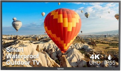 SYLVOX 43 Inch Outdoor TV Waterproof 4K 7x16(H) Commercial Grade Partial Sun