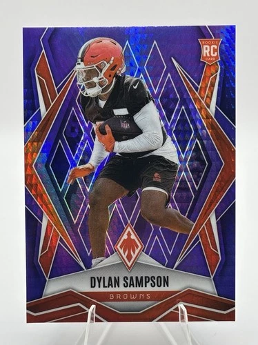 2025 Panini Phoenix Dylan Sampson Purple Hyper Prizm /249 Cleveland Browns NFL
