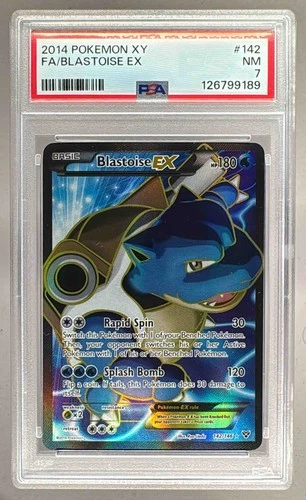 2014 Pokemon XY 142 Blastoise EX PSA 7 126799189