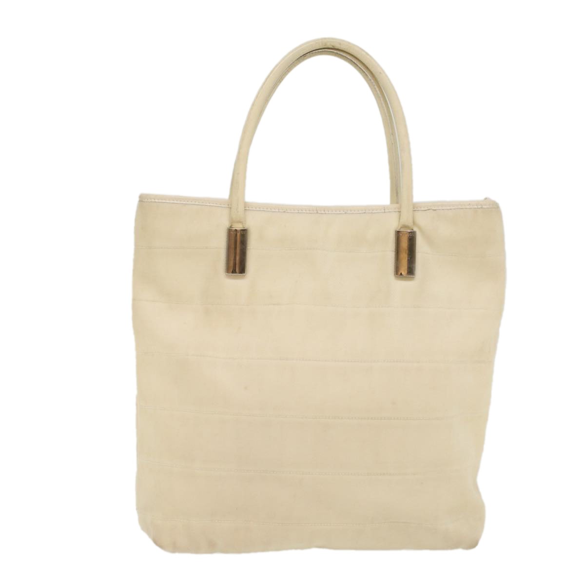 Gucci Authentic Beige Synthetic Leather Tote Bag