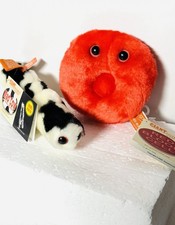 Giant Microbes Plush Mad Cow Bovine Spongiform Encephalopathy  Red Blood Cell