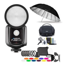 Westcott FJ80-SE M Universal 80Ws Speedlight with Umbrella Accessory Kit
