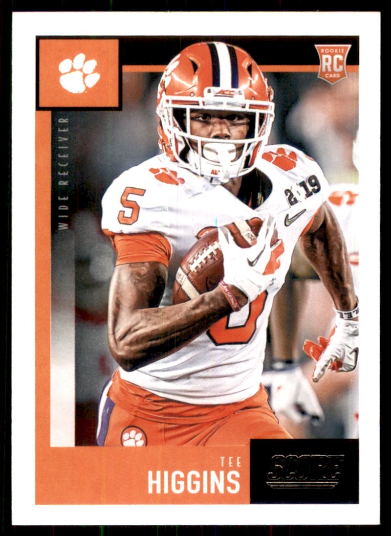 2020 Panini Score Tee Higgins Rookie Cincinnati Bengals #439