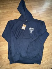 Stussy World Tour Navy Hoodie Size XL