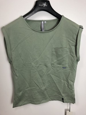 KHUJO Damen T-Shirts Modell: Nisha Stripes Grün S