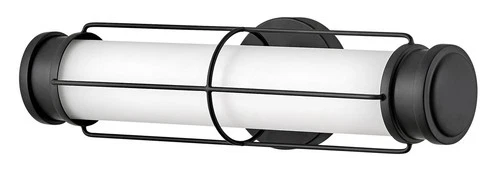 Hinkley Lighting 54300 Saylor 17"W Integrated LED Bathroom Vanity - Black - Picture 4 of 12