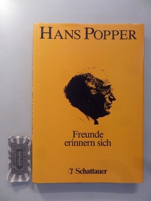 Hans Popper. Freunde erinnern sich. Berk, Paul D. [Hrsg.], Fenton Schaffner [Hrs