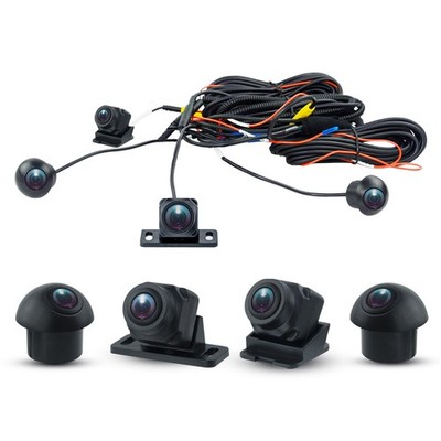 360° Panoramic Camera Car Bird View System 4-Camera For Android Radio Player