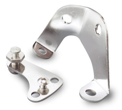 Lokar TCB-40LT4 Throttle Cable Bracket - Manifold Mount - Kickdown - Stainless