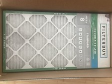 Filterbuy 16x30x1 Pleated Air Filters, Replacement for HVAC AC Furnace MERV 8 