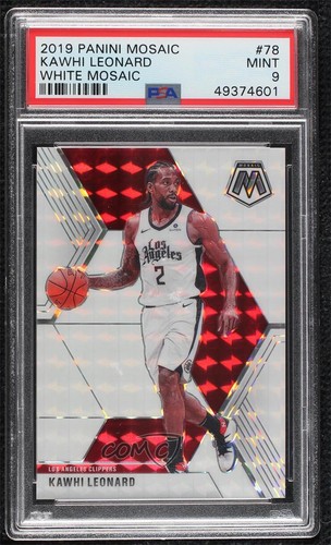 Kawhi Leonard [White Mosaic] #78 2019 Panini Mosaic card