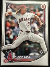 Caden Dana 2025 Bowman Baseball Rookie RC #94  Los Angeles Angels