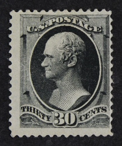 CKStamps: US Stamps Collection Scott#190 30c Hamilton Mint H OG Signed CV$850