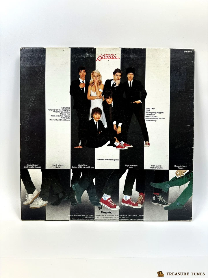 Blondie - Parallel Lines Vinyl LP [1978] CHR 1192 - Image 3 of 4