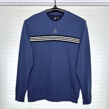 Vintage Adidas Sweatshirt Mens XL Chest Stripe Pullover Sweatshirt