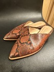 Madewell The Emilia Mule Snake Embossed Leather Women's Size 8 — photo 4